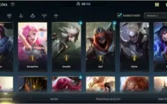 CONTA WILD RIFT - PLATINA IV, 10+ SKINS, 35+ CHAMPS, LVL 39