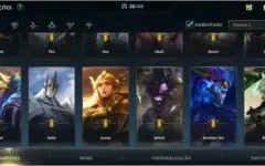 CONTA WILD RIFT - PLATINA IV, 10+ SKINS, 35+ CHAMPS, LVL 39