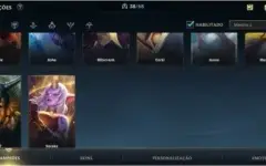 CONTA WILD RIFT - PLATINA IV, 10+ SKINS, 35+ CHAMPS, LVL 39
