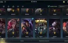 CONTA WILD RIFT - PLATINA IV, 10+ SKINS, 35+ CHAMPS, LVL 39