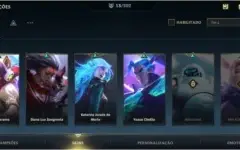 CONTA WILD RIFT - PLATINA IV, 10+ SKINS, 35+ CHAMPS, LVL 39