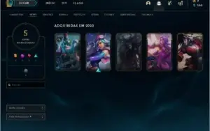 CONTA LOL GOLD