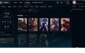 Conta league of legends atualmente DIAMANTE 2 ex mestre!