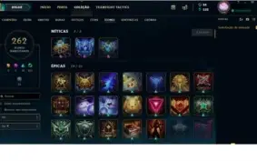 Conta league of legends atualmente DIAMANTE 2 ex mestre!