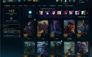 Unranked com 45 Champs e 31 Skins