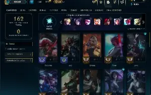Unranked com 45 Champs e 31 Skins