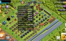 CLASH OF CLANS CV13 FULL + 10700 GEMAS