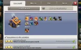 CLASH OF CLANS CV13 FULL + 10700 GEMAS