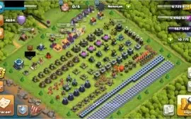 CLASH OF CLANS CV13 FULL + 10700 GEMAS
