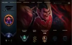 Conta LoL - Diamante 3 Season 10 - atualmente P1 com bom mmr