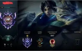 Vendo conta Diamante 1 com 81 campeões e 34 skins