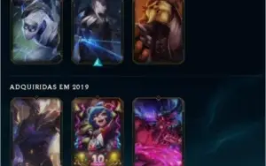 Vendo conta Diamante 1 com 81 campeões e 34 skins