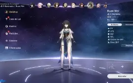 star rail- Himeko, Seele, Loba Prateada, Ruan Mei
