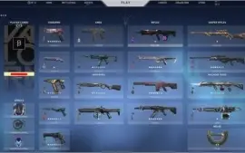 Conta Valorant (Imortal II) PIN Radiante 215 Skins -Premium
