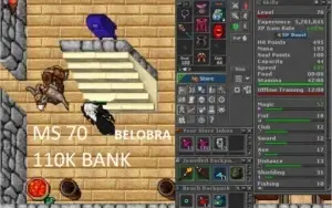 tibia rp 87 descubra e ms 70 belobra 500k bank sem poi