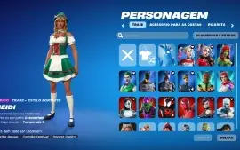 Conta fortnite OG/Tryhard com itens raros e exclusivos