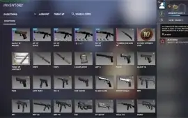 CSGO PRIME C/ SKIN DE FACA E ARMAS LVL 15 GC PRATA2 18 ANOS