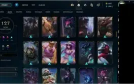 Conta de League Of Legends com mais de R$1.700,00 gasto