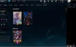 Conta de League Of Legends com mais de R$1.700,00 gasto
