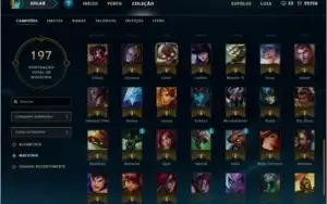 Conta LOL DIamante V  91 Champ 25 Skins 3 Páginas Runa