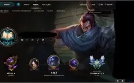 Conta LOL DIamante V  91 Champ 25 Skins 3 Páginas Runa
