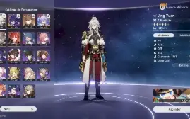 Honkai Star Rail Conta Level 55 Com Jing Yuan, Seele + 3 5*