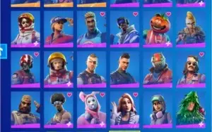 CONTA FORTNITE ANTIGA COM SALVE O MUNDO
