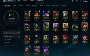 Conta lol 38 BONECOS E 6 SKINS