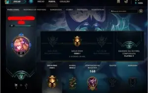 Conta lol 38 BONECOS E 6 SKINS