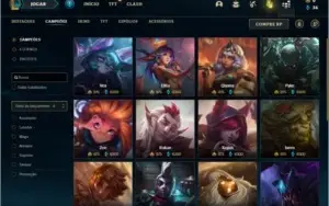 Conta bronze 1 com 1000 jogos 61 skins e 140 champs