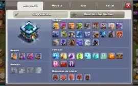 clash of clans CV 12 COM 5 CONSTRUTORES DA PRA MUDAR DE NOME