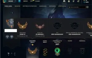 Conta ouro 4 com 96 Champs e 64 Skins + 4 Vitoriosas