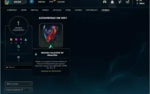 Conta Unranked com 15 Skins e 31 Champs