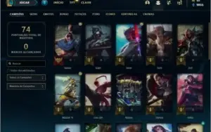 Conta Unranked com 15 Skins e 31 Champs