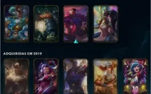 CONTA LOL MUITAS SKINS RARAS PRATA 2 PREÇO BOM