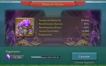 Conta 489m 9.3m tropas todos heróis free no gold