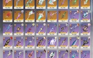 CONTA GENSHIN AR 58 19 PERSONAGENS 5* 14 ARMAS 5* - Genshin