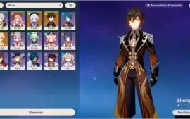 Genshin Impact - Zhongli + Qiqi + Espada Celestial AR 26