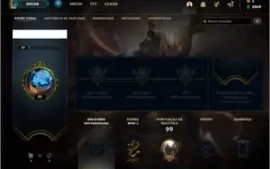 Conta unranked de 2014 com 3 skins e 22 champs