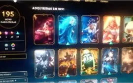 VENDO CONTA COM +10 ANOS TODOS OS CAMPÕES +sKINS