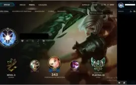 Conta League of Legends, Platina 3, 71 Campeões e 20 Skins
