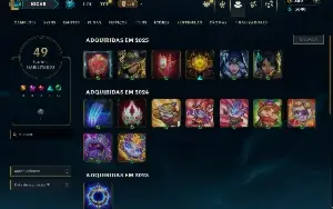 Mestre com 40 Champs e 5 Skins ( 87 PDL )