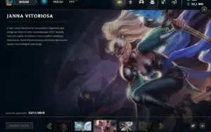 Conta Unranked 100 Champs e 26 Skin + 3 Raras + Icones Raros