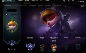Conta LOL Diamante 2 - 88 skins e todos os campeões