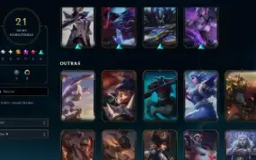 Conta LvL 70 - ex-top 1 fiora 194 pdl - 21 skins e 8 chromas