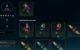 Conta LvL 70 - ex-top 1 fiora 194 pdl - 21 skins e 8 chromas