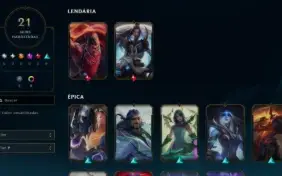 Conta LvL 70 - ex-top 1 fiora 194 pdl - 21 skins e 8 chromas