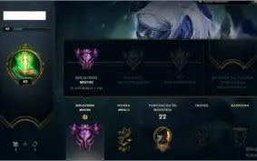 Conta LOL Mestre 63% win rate