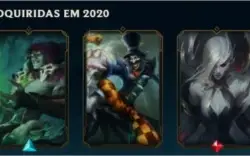 Conta lol Diamante 4 com skins