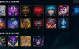 Conta lol Diamante 4 com skins